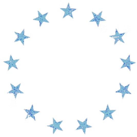 Circle of stars marking Reagan Wireless, established 1997